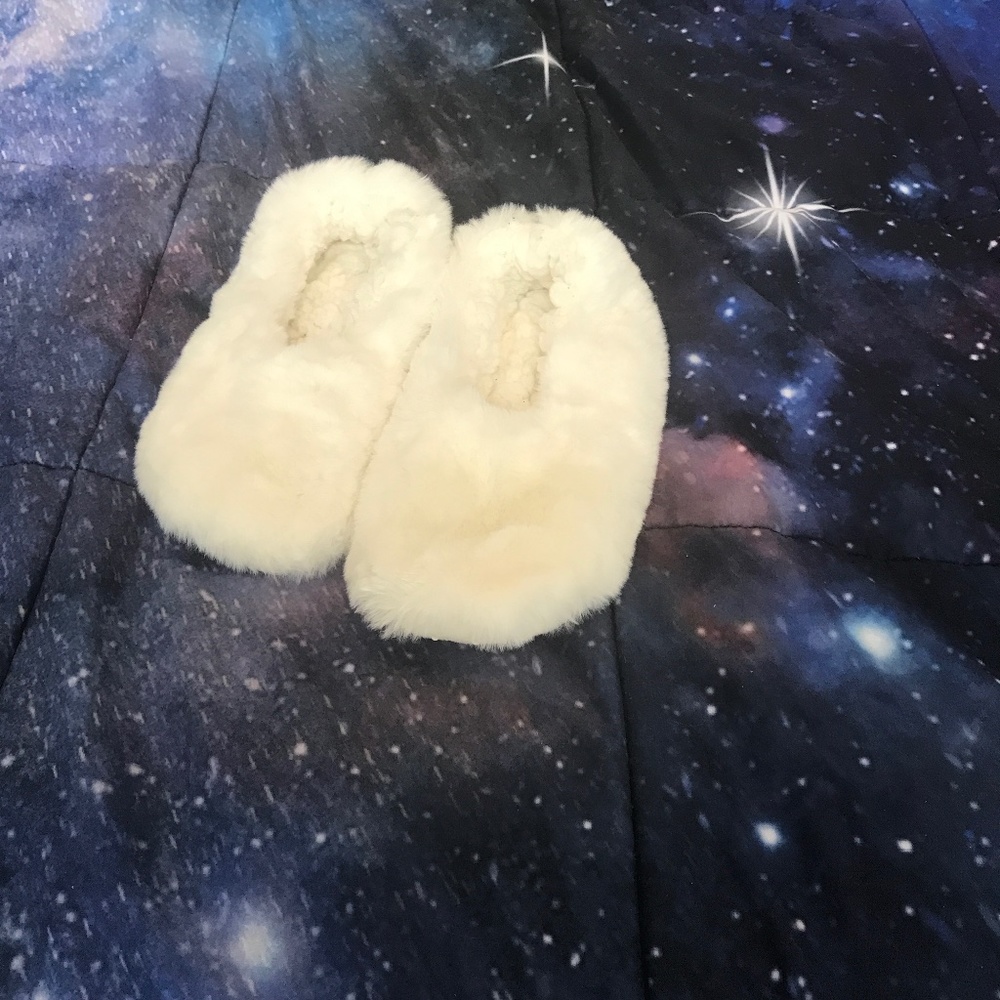 White slippers
